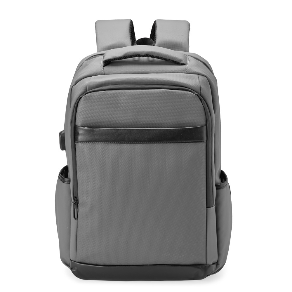 MOCHILA COURO SINTÉTICO USB 26L SPX-08172-CZE NA COR CINZA