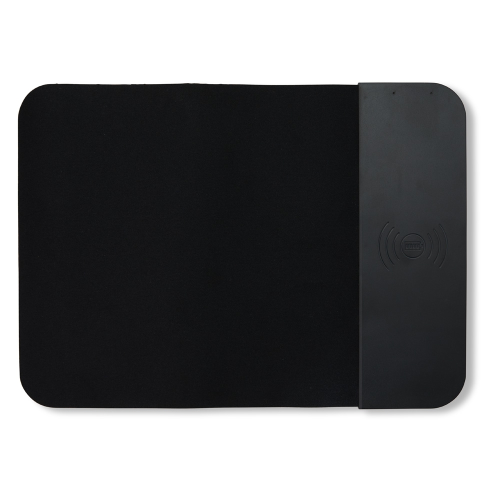 MOUSE PAD CARREGADOR SPX-08001-PRE NA COR PRETO