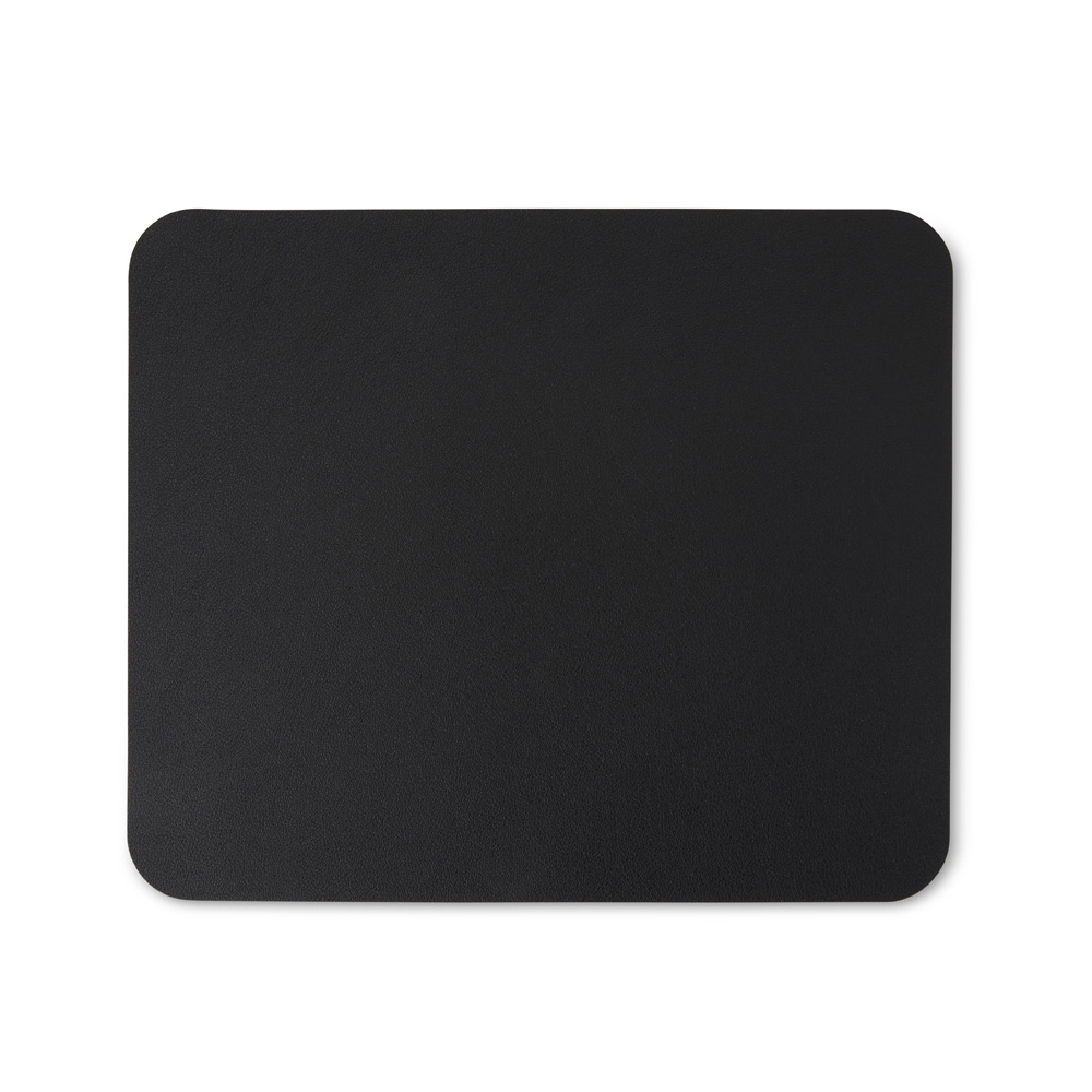 MOUSE PAD COURO SINTÉTICO SPX-07056-PRE NA COR PRETO