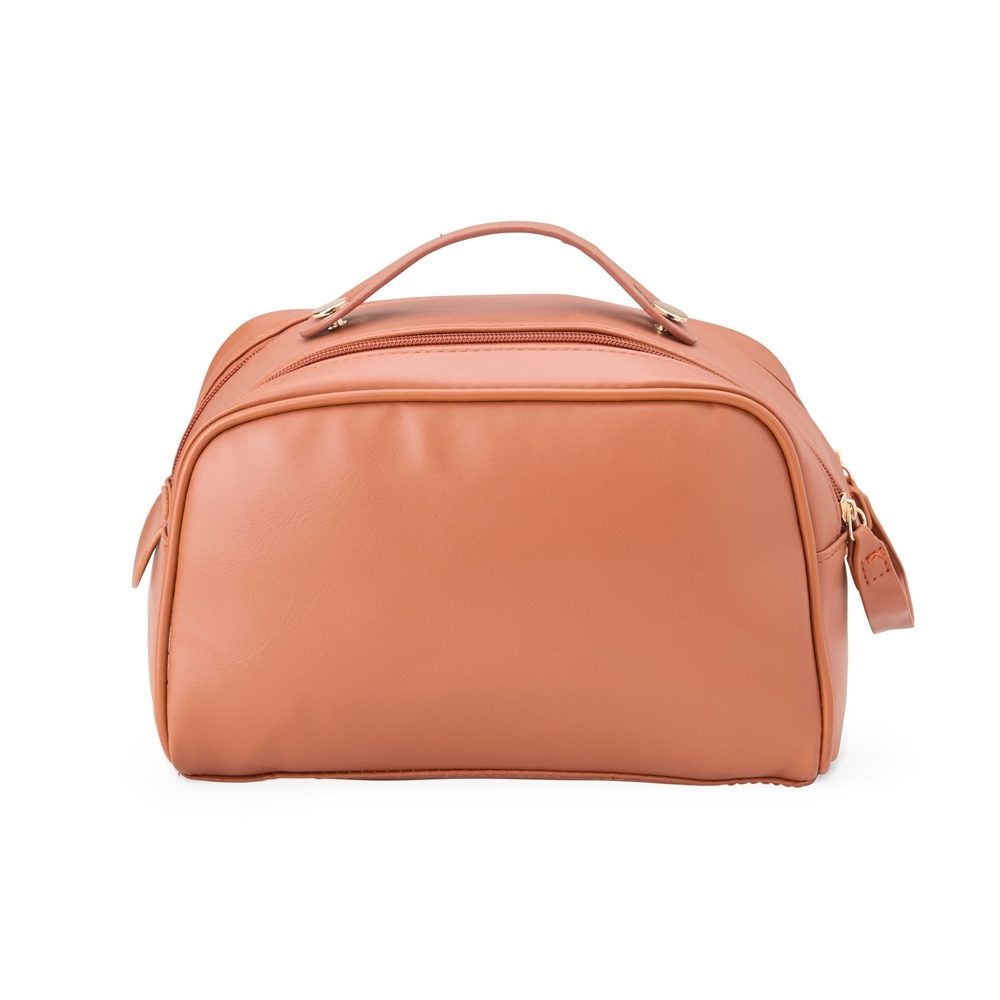 NÉCESSAIRE PU SPX-18804-CAF NA COR MARROM