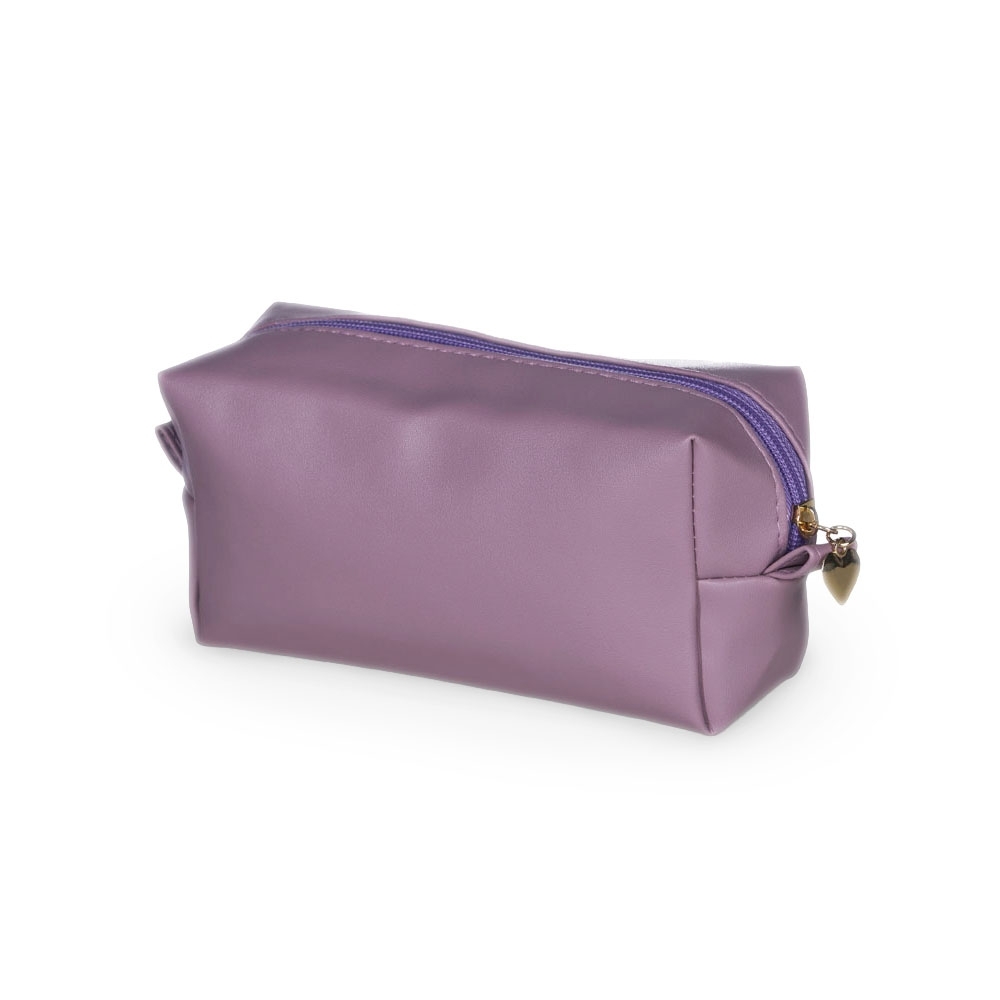 NECESSAIRE EM PU SPX-18650-LIL NA COR ROXO