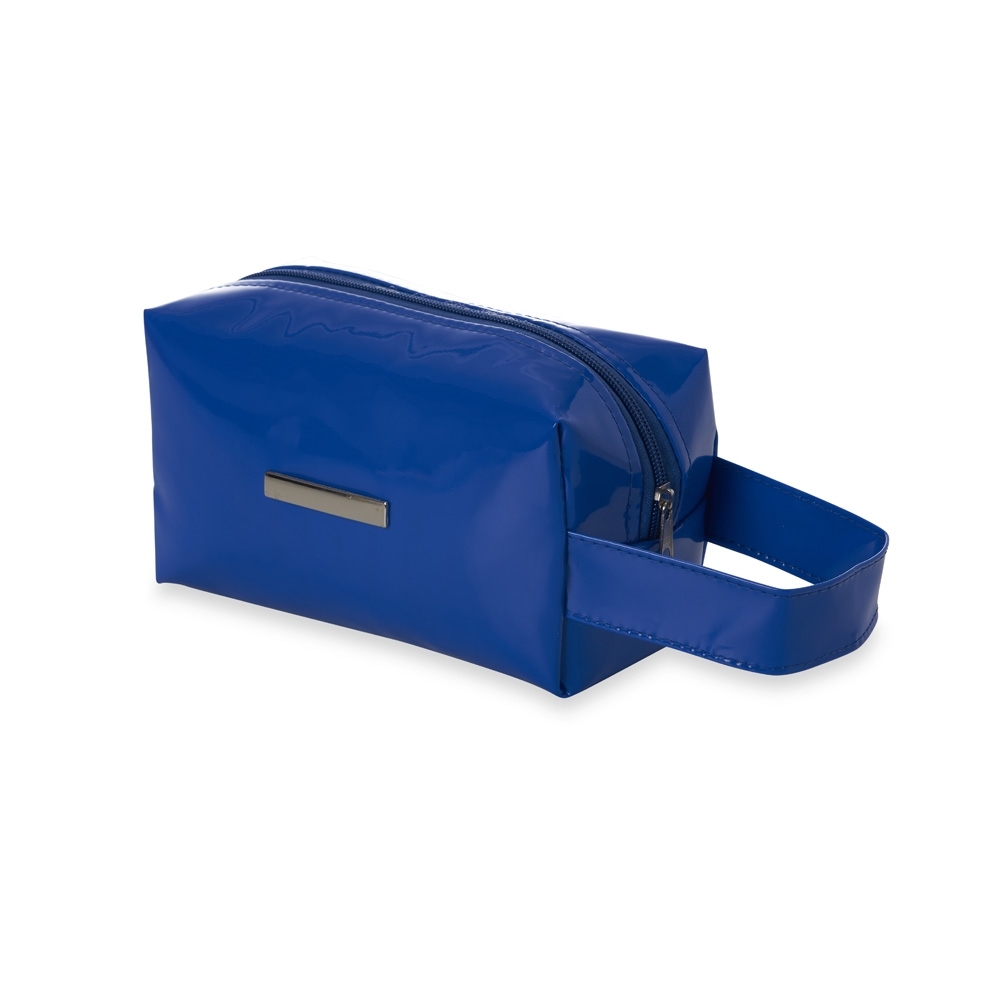 NECESSAIRE CONFEC. EM VINIL SPX-14668-AZU NA COR AZUL