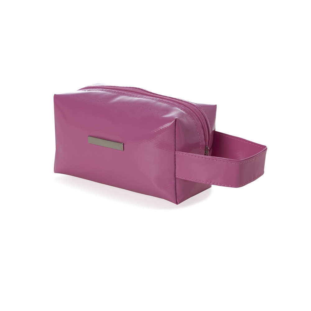 NECESSAIRE CONFEC. EM VINIL SPX-14668-ROS NA COR ROSA