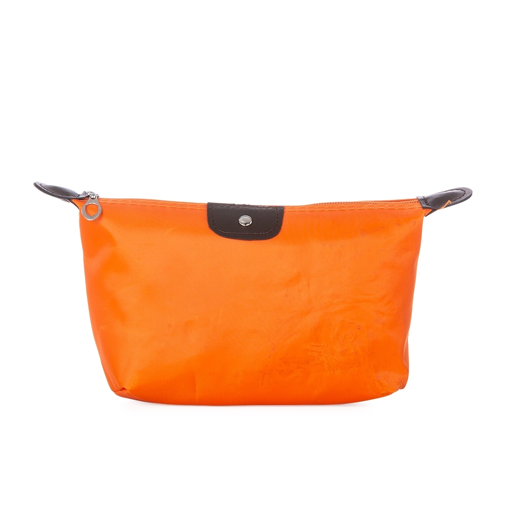 NECESSAIRE EM POLIESTER IMPERMEÁVEL  SPX-18516-LAR/MAR NA COR LARANJA