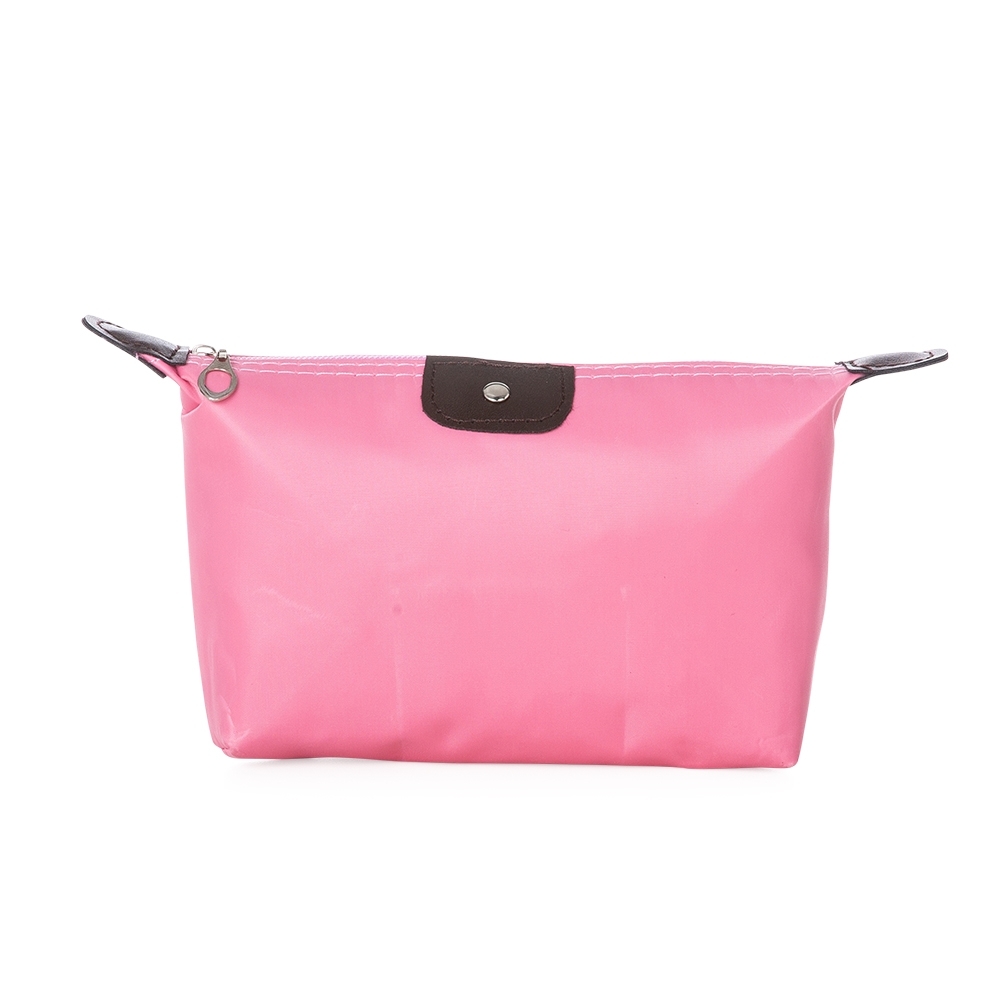 NECESSAIRE EM POLIESTER IMPERMEÁVEL  SPX-18516-RSC/MAR NA COR ROSA