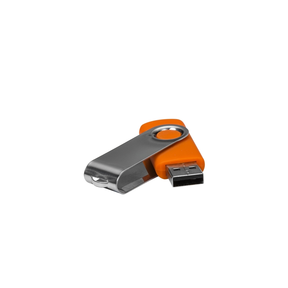 PEN DRIVE SM 4 GB GIRATÓRIO  SPX-016-4GB-PRA/LAR NA COR LARANJA
