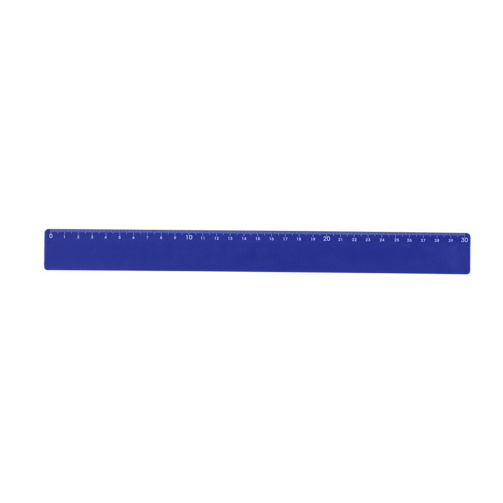 RÉGUA PLÁSTICA 30CM  SPX-P@13763-AZU NA COR AZUL