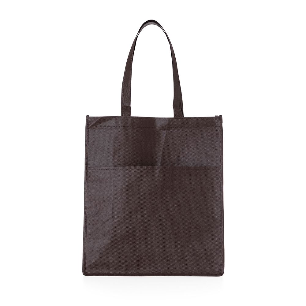 SACOLA TNT COM ALÇA SPX-04043-MAR NA COR MARROM