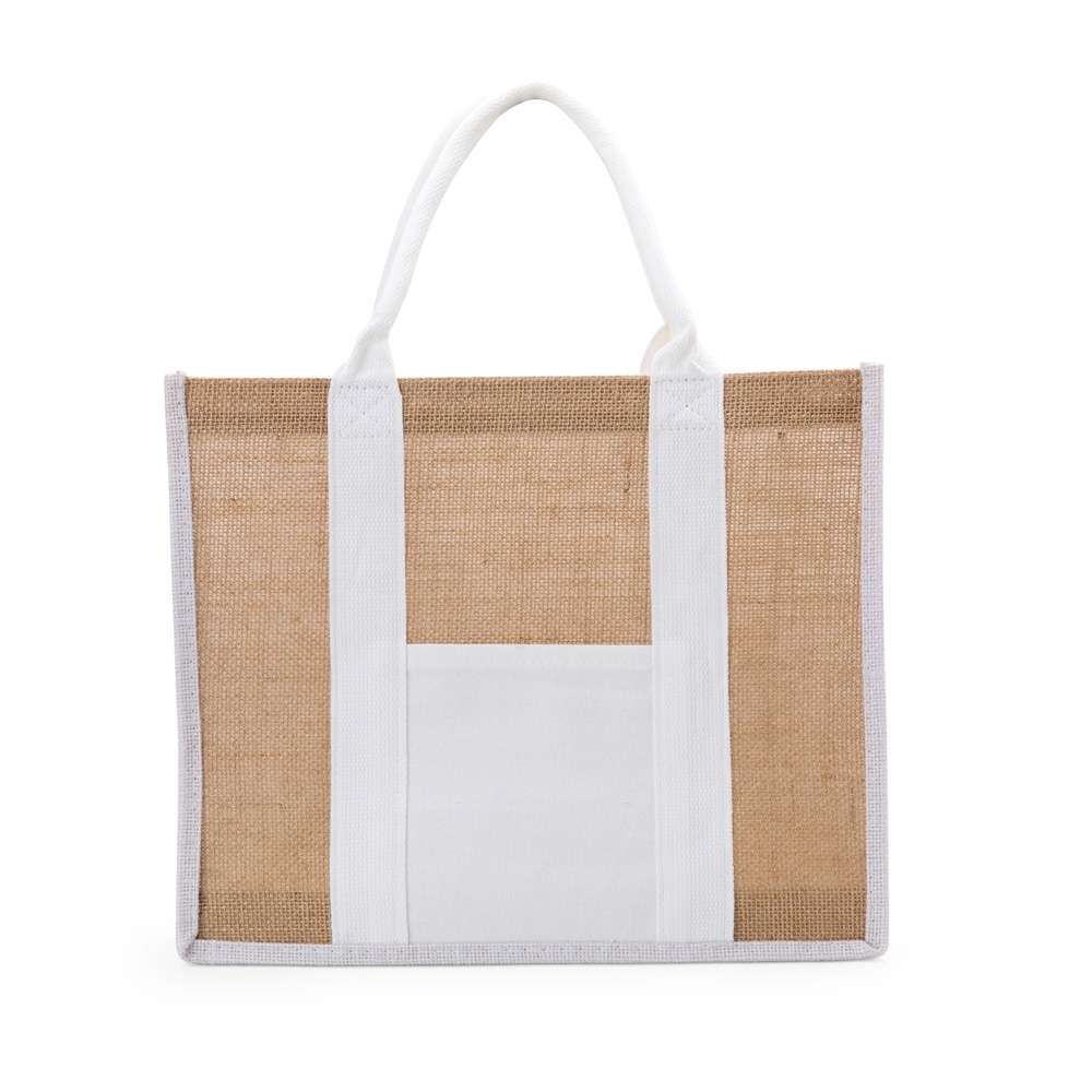 SACOLA DE LINHO SPX-08074-BCO NA COR BRANCO