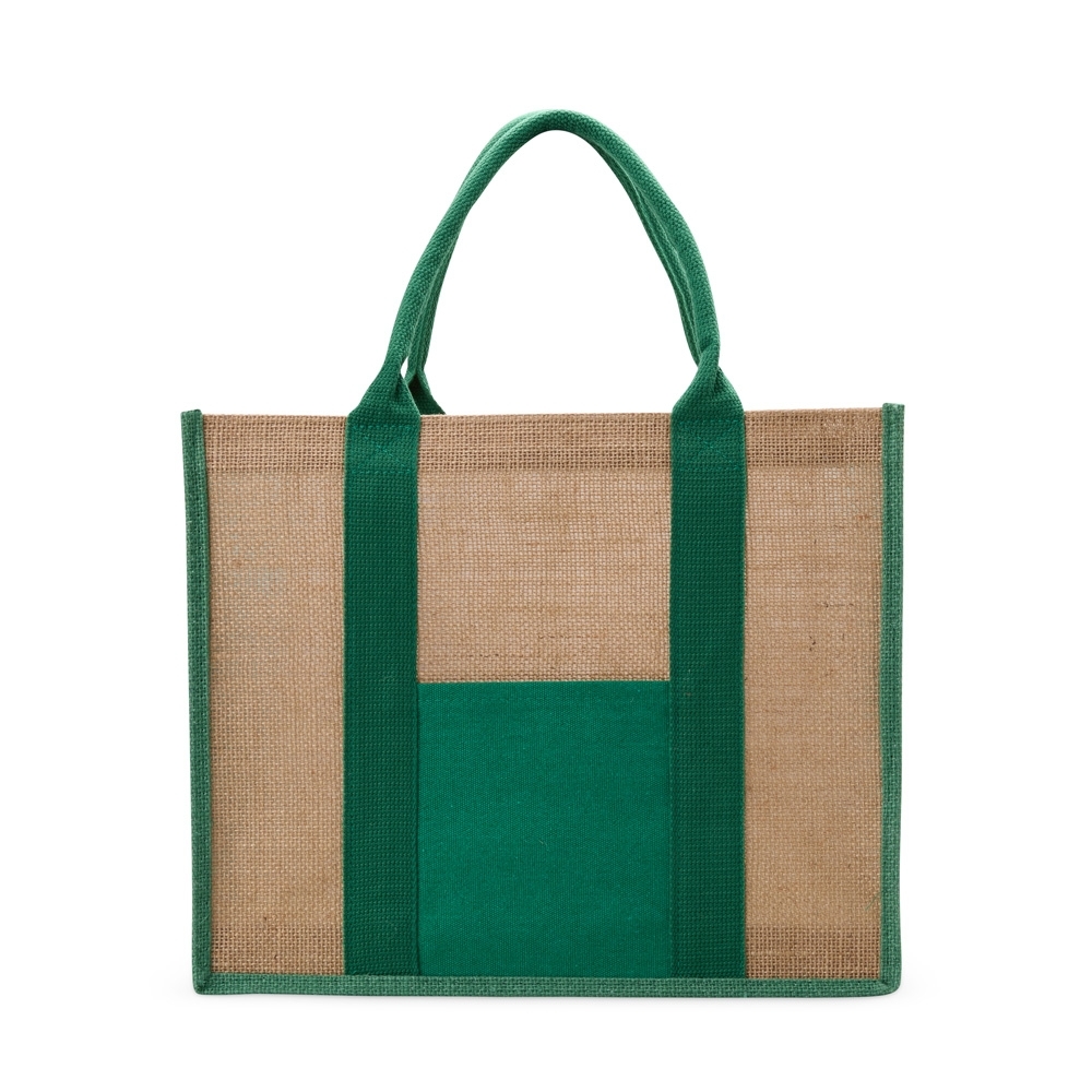 SACOLA DE LINHO SPX-08074-VD NA COR VERDE