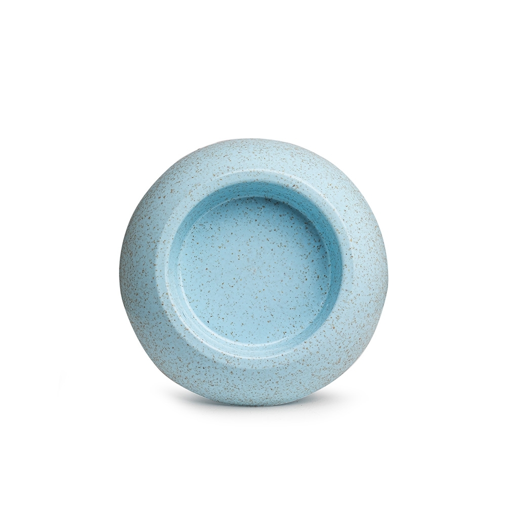 TIGELA PET DE FIBRA DE ARROZ 400ML SPX-15179B-AZC NA COR AZUL