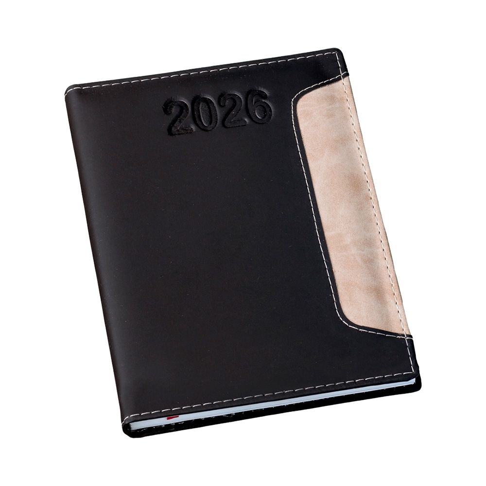 AGENDA DIÁRIA 2026 SPX-15311-PRE NA COR PRETO