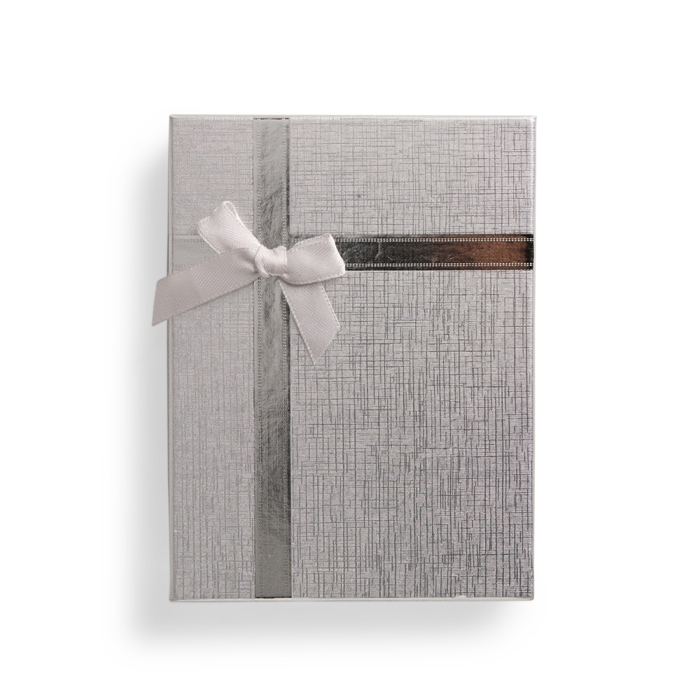 CAIXA PARA PRESENTE SPX-18999-PRA NA COR PRATA