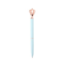 CANETA METAL COROA SPX-08174-AZC/COB NA COR AZUL