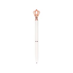 CANETA METAL COROA SPX-08174-BCO/COB NA COR BRANCO