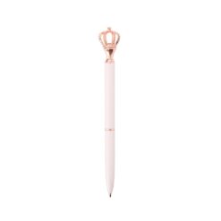 CANETA METAL COROA SPX-08174-RSC/COB NA COR ROSA