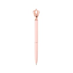 CANETA METAL COROA SPX-08174-SAL/COB NA COR ROSA