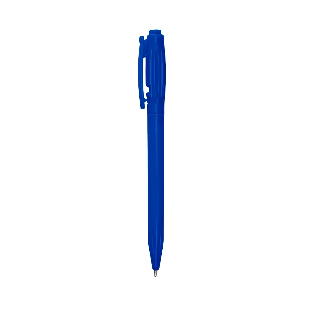 CANETA PLÁSTICA LEITOSA SPX-06161L-AZU NA COR AZUL