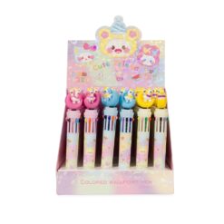 CANETA PLÁSTICA UNICÓRNIO MULTICOLOR SPX-P$08357-COL NA COR COLORIDO