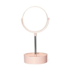 ESPELHO DE MESA PLÁSTICO SPX-18985-ROS NA COR ROSA