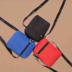 MINI BOLSA TRANSVERSAL OXFORD SPX-09104-VM NA COR VERMELHO