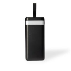 POWER BANK 20.000MAH COM LANTERNA E MULTISSAÍDAS SPX-09001-PRE NA COR PRETO