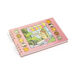 CADERNO PARA COLORIR DESENHO ANIMADO SPX-P@09006-RSC NA COR ROSA