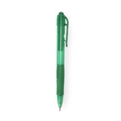 CANETA PLÁSTICA COM CARGA PRETA SPX-14679T*CP*-VD NA COR VERDE