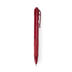 CANETA PLÁSTICA COM CARGA PRETA SPX-14679T*CP*-VM NA COR VERMELHO