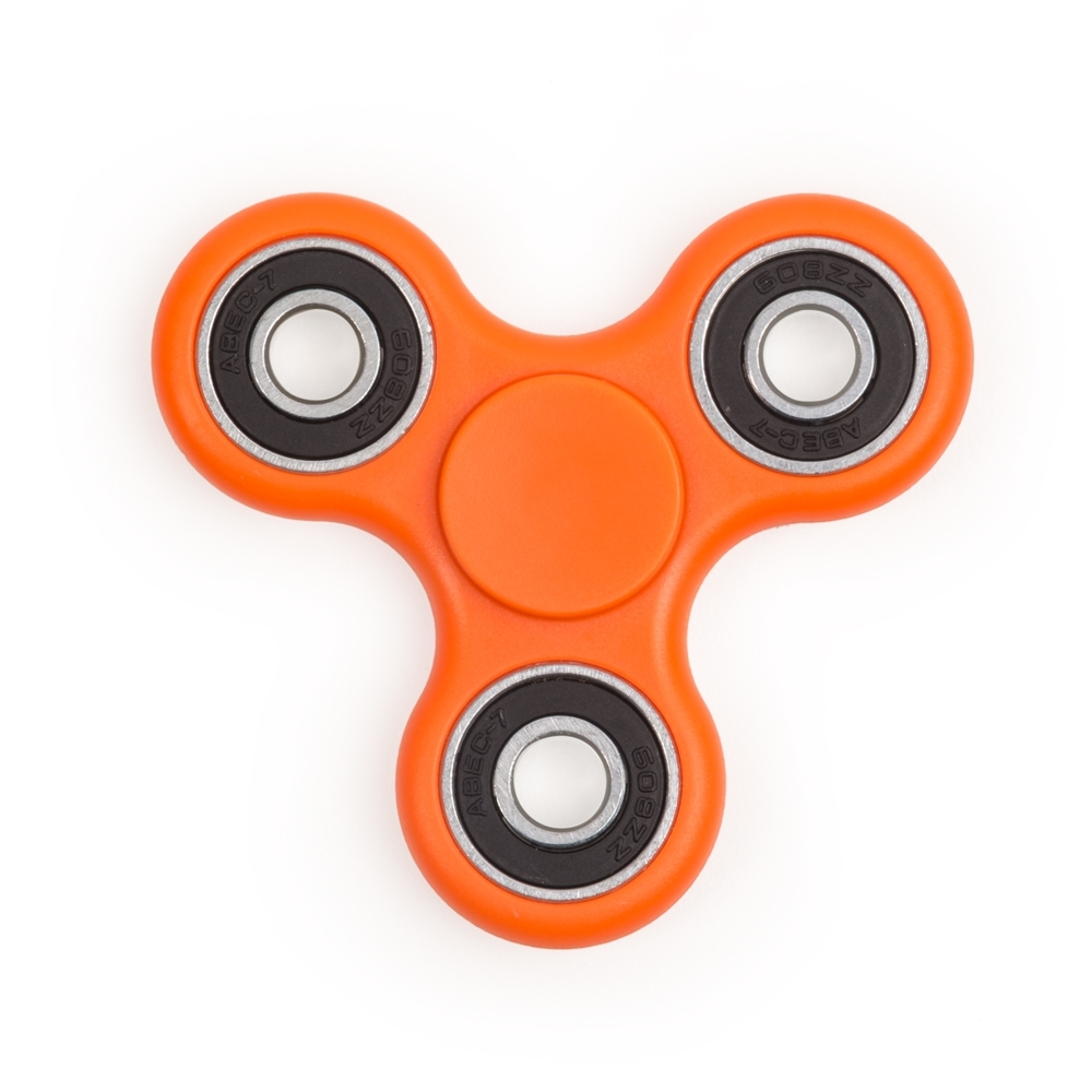 SPINNER ANTI STRESS C/ 4 ROLAMENTOS SPX-P$02064 NA COR LARANJA