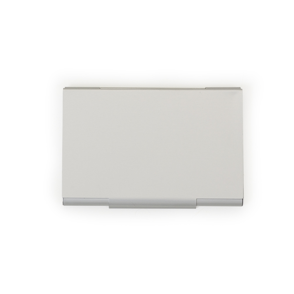 PORTA CARTÃO DE BOLSO DE METAL SPX-12380-PRA/PRA NA COR PRATA