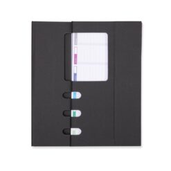 BLOCO DE ANOTAÇÕES COM SUPORTE SPX-19082-PRE NA COR PRETO
