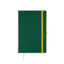 CADERNETA PERCALUX  COM PAUTA SPX-15465P-VD/AMA NA COR VERDE