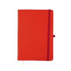 CADERNETA LAMINADA COM PAUTA SPX-15460P-VM NA COR VERMELHO