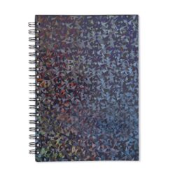 CADERNO HOLOGRÁFICO COM PAUTA SPX-15463-PRE NA COR PRETO