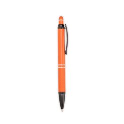 CANETA METAL TOUCH SPX-05019A-LAR/PRE NA COR LARANJA