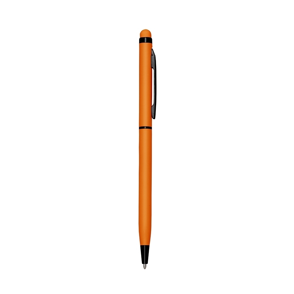 CANETA ALUMÍNIO "TOUCH NÃO FUNCIONA" SPX-O@13546T-LAR NA COR LARANJA