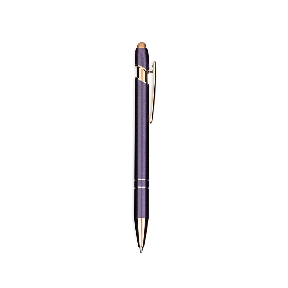 CANETA METAL TOUCH SPX-05011A-ROX/COB NA COR ROXO