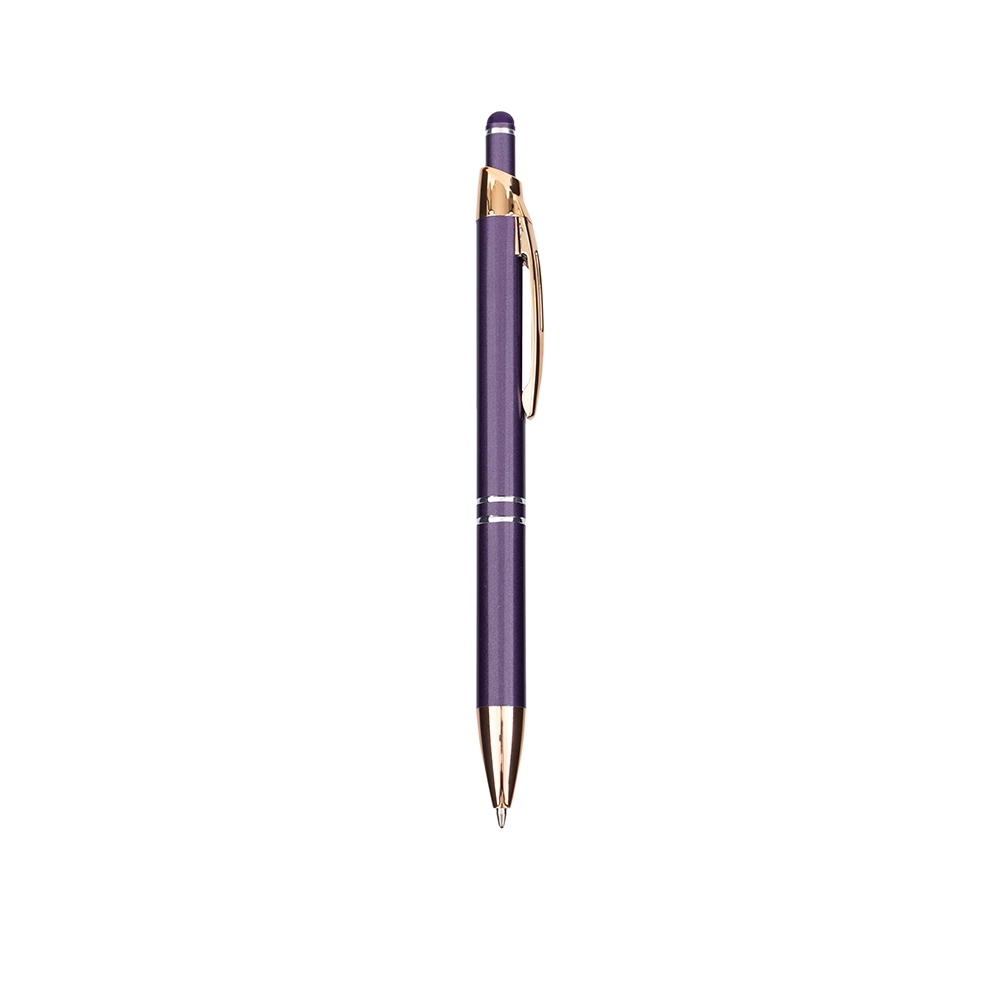 CANETA METAL TOUCH SPX-09266-ROX/COB NA COR ROXO