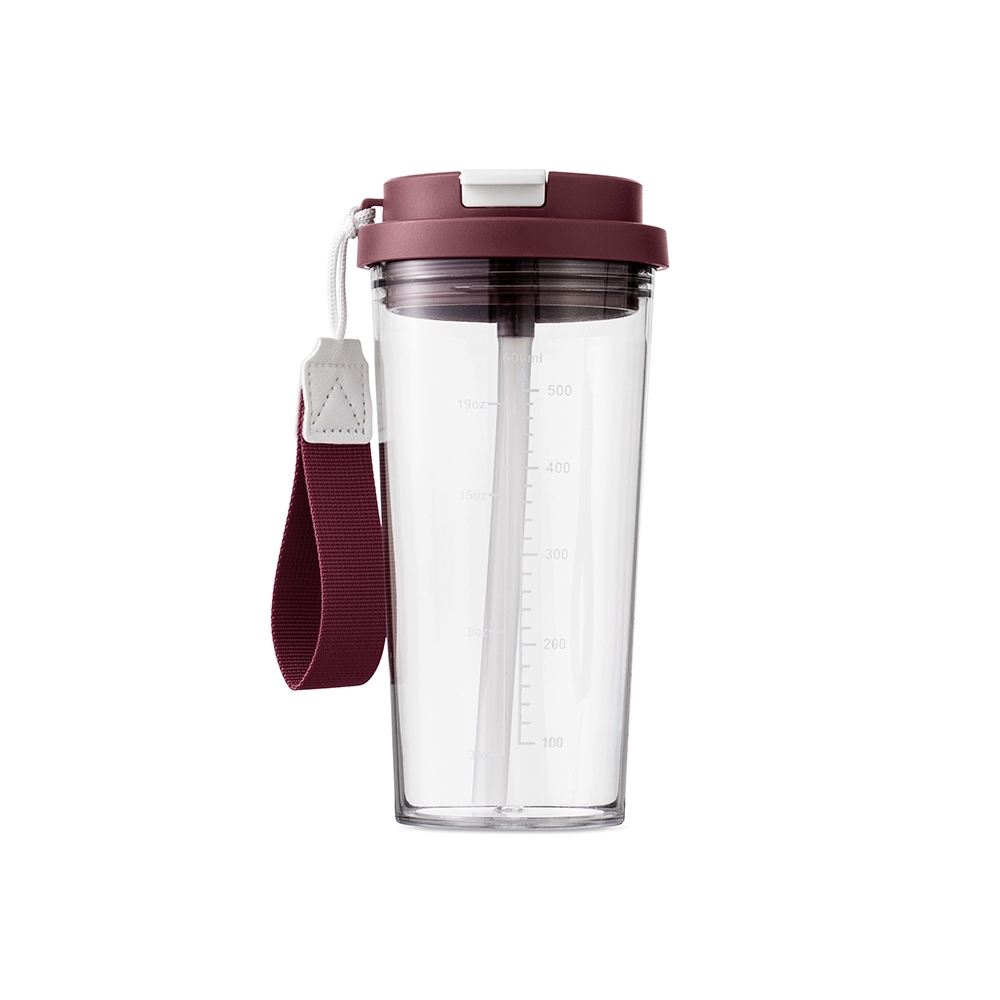 COPO PLÁSTICO 600ML SPX-02417A-VIN NA COR VERMELHO