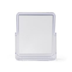 ESPELHO DE MESA PLÁSTICO SPX-19099-TRA NA COR TRANSPARENTE