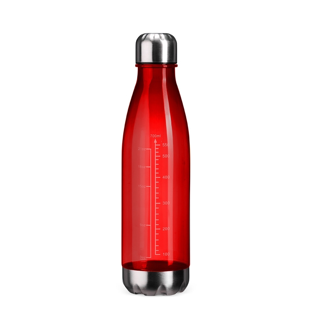GARRAFA PLÁSTICA 700ML SPX-17012A-VM/INO NA COR VERMELHO