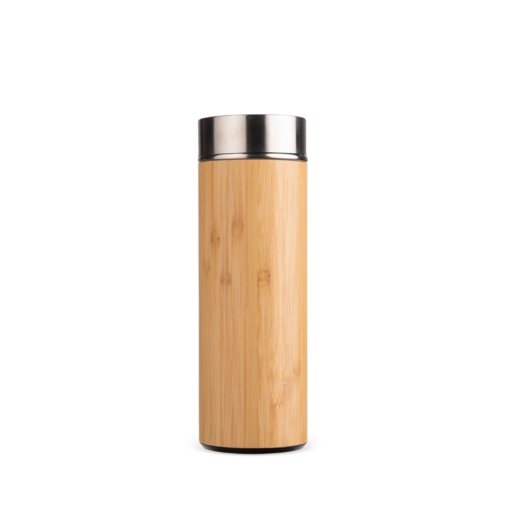 GARRAFA TÉRMICA 350ML SPX-19153-BMB NA COR BAMBU