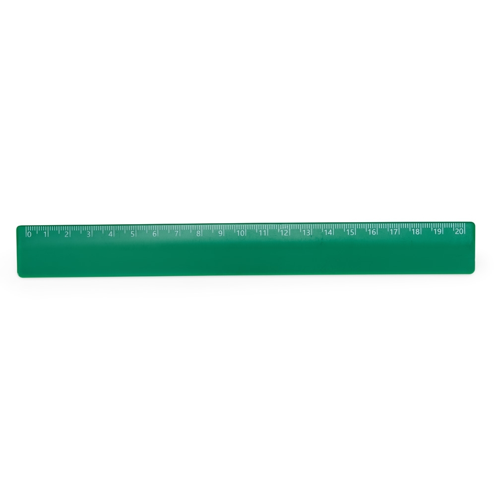 RÉGUA PLÁSTICA 20CM SPX-13724A-VD NA COR VERDE